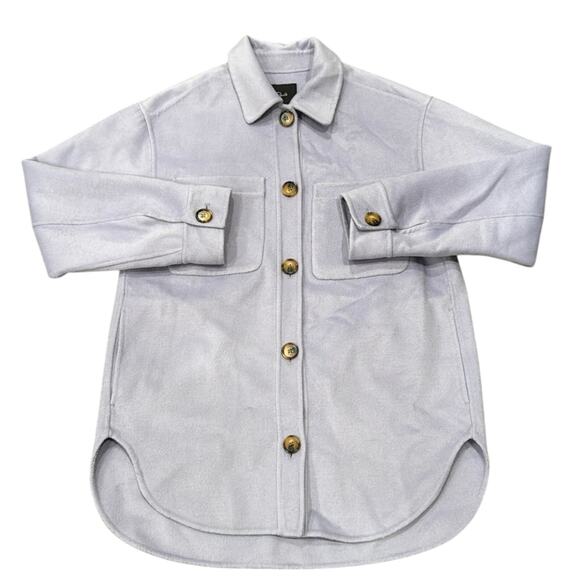 Rails Women's Connie Shirt Jacket Lilac Size M - Picture 3 of 10